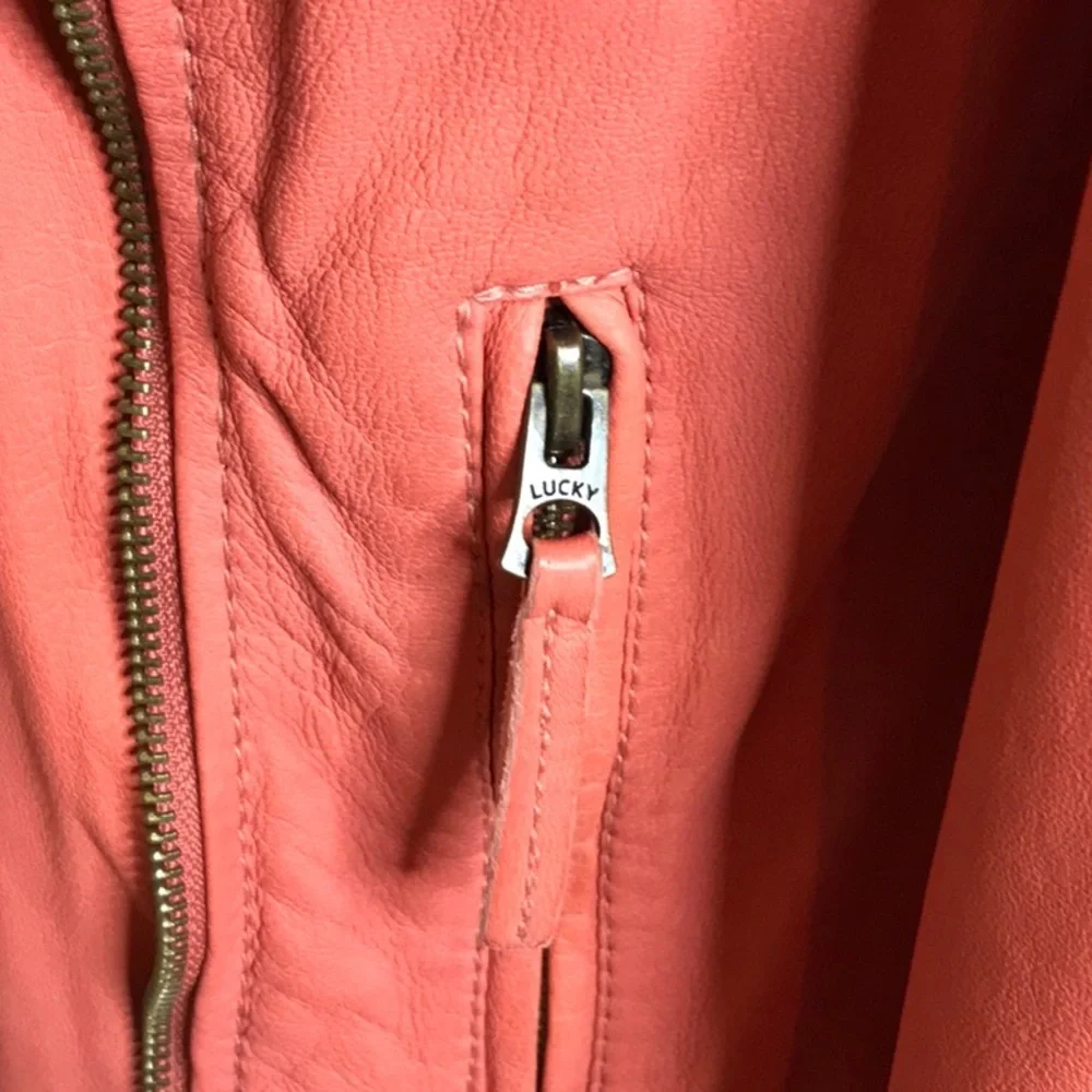 LUCKY BRAND Leather Moto Jacket - Picture 8 of 16